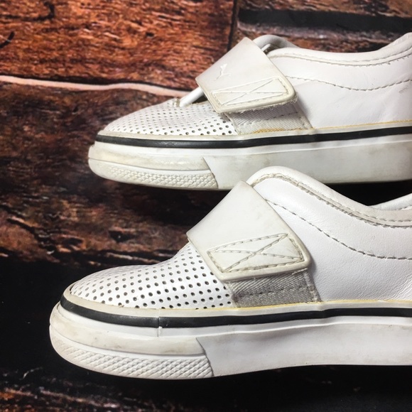 Puma Kinder Fit White Velcro Baby Toddler Sz 5 - Picture 4 of 8